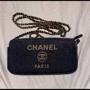 Chanel Deauville Double-Zip Crossbody Bag